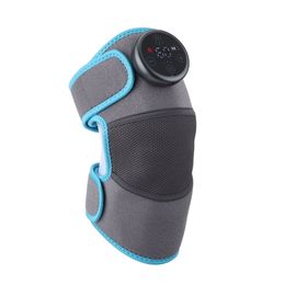 Leg Massagers Heating Knee Massager Electric Shoulder Vibration Massage Pad For Physiotherapy Arthritis Elbow Joint Pain Relief Therapy 230505