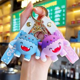 Keychains Anime Keychain Devil Monster Key Tags Christmas Halloween Holiday Party Favours Backpack Bag Charms School Prizes Gift Friend