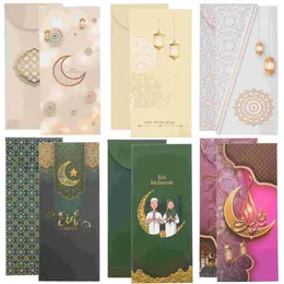 Gift Wrap 6pcs Eid Mubarak Celebration Money Envelopes Muslim Festival Paper