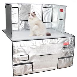 Cat Carriers EFCAT Exhibition Cage Pet Show Beauty Table Background Board Skirt