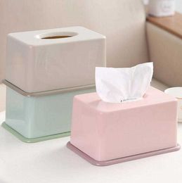 Tissue Boxes Napkins 3Colors Multifunction Lifting Style Tissue Box Desktop Storage Box Living Room Table Napkin Tray Z0505