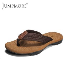 Slippers Flops Jumpmore Flip Men's Trendy Youth Fashion Flip-flops Summer Soft Shoes Size 39-45 230505 297 -flops