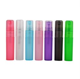 5ml Colourful Plastic PP Spray Bottle Refillable Bottles Perfume Bottle with Spray Pump Free Shipping