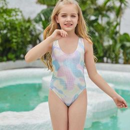 Childrens One Piece Older Kids One pieces Swimwear Coloured Tank Top Girls Wholesale