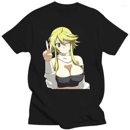 Men's T Shirts Darius Series Men's Akame GA Kill LEONE Anime T-shirt White Cool Funny Men High Quality Tees