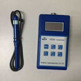 High Precision Digital Gauss Tesla Metre Gaussmeter HT201Range 0-200mT-2000mT Gauss Tester Fluxmeter For Magnetic Field Magnets