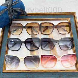 Sunglasses designer New Network Brown Sugar Fruit Colour Japanese and Korean Ins Style Women's Versatile Fashion Glasses MYGF