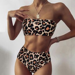 Women's Swimwear Sexy Bikini Set 2023 Women Swimsuit Mujer High Waist Push Up Beachwear Bathing Suits Brazilian Bandeau Woman 230504