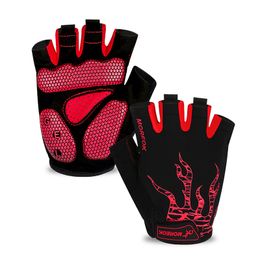 Cycling Gloves Men's bicycle gloves half finger bicycle gloves road bicycle gloves gel pads shock absorption antiskid breathable MTB gloves 230520