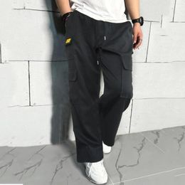 Men's Pants Casual Cargo For Men Plus Size Pockets Lightweight Exercise Running Workout Sports Streetwear Male Sweatpants