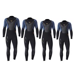 Wetsuits Drysuits 3mm Men Diving Wetsuit Full Body Surfing Suit Long Sleeve Back Zipper Rash Guard for Swimming Snorkelling Kayak Canoeing J230505