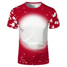 T Shirts 2023 Multi-color Heat Transfer Sublimation Blank T-shirt Men's and Women's Color Printed Sleeves Floral Short