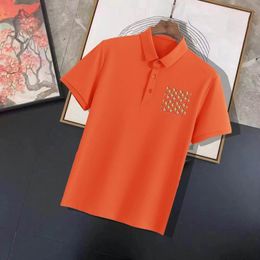 Летняя мужская футболка мода мода бурбрея дизайнерская рубашка поло Bur Berrylapel с коротким рубашкой для мужчин для мужчин