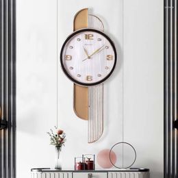 Wall Clocks Electronic Metal Clock Luxury Silent Glass Minimalist Smart Modern Digital Horloge Murale De Luxe Home Decor