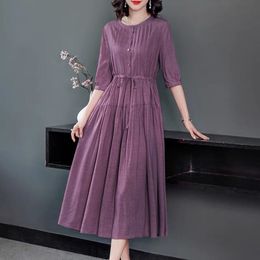 Casual Dresses Spring Summer Vintage French Long Party Dress Unif Long Women Casual Dresse Dress Korean Chic Clothing High Cotton Linen Dresses 230505