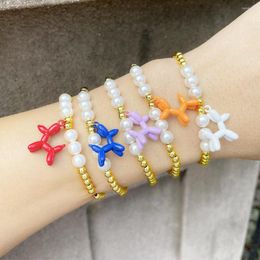 Strand Vlen Cute Dog Charm Bracelet For Women Girl Friends Gift Jewellery High Quality Gold Plated Jewellery