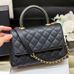 Designer Evening bag Genuine leather Handbag 24CM Luxury Flap bag Delicate knockoff Shoulder bag With Box YC025