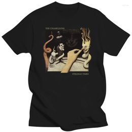 Men's T Shirts Band THE CHAMELEONS STRANGE TIMES Shirt