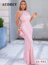 Plus size Dresses Sexy Size Evening Dress Long Luxury Elegant High Waist Bodycon Clothing Womens Summer Party Vestidos Ladies 2023 230504