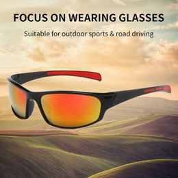 Outdoor Eyewear New male and female outdoor Polarised sports bicycle glasses cycling Colourful European and American sunglasses Colour film sung P230505