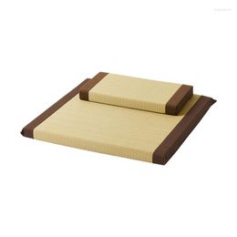 Pillow Meditation Mat Set Zafu Yoga Bolster For Sitting On Floor Traditional Tibetan Zabuton Zen Tatami