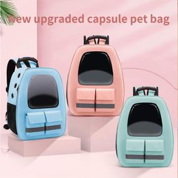Strollers Pet Backpack Cat Bag Go Out Portable Breathable Safety Backpack Small Dog And Cat Pet Accessories
