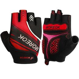 Sports Gloves MOREOK Bike Shockproof Breathable Road Cycling Gel Pads Dirt MTB Bicycle for Men Women 230505