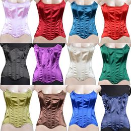 Women's Shapers Women Abdomen Corset Crops Shaping Tops Tight Fitting Waist Trainer Over Bust Bustier With Push Up Bones Slimming For Dress