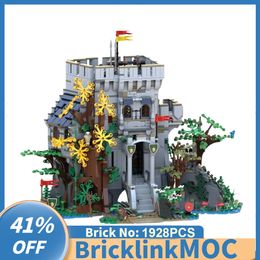 Blocks Customized 1928PCS MOC European Medieval Castle DIY creative ideas Children s Toys Birthday Gift Christmas Building 230506