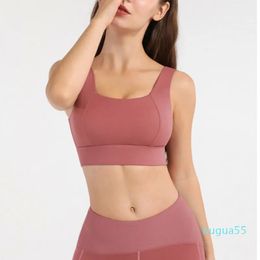 2023-Align Women's Yoga Wear Fitness Underwear Outdoor Running Elastic Shockproof Beautiful Back Yoga Mat Sports Bra
