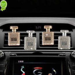 New Bottle Freshener Air Vent Clip Crystal Auto Perfume Aromatherapy Diffuser Decor Ornament Car Accessories