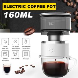 Tools New Portable Smart Automatic Drip Coffee Maker Hand Brewing Coffee Machine Electric Coffee Pot For Office Home Outdoor Best Gift