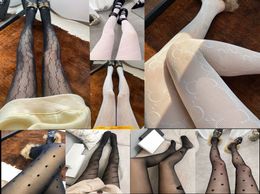 Mujer sexy sesas largas medias leggings 2023 diseñador moda el estiramiento de encaje delgado maldita