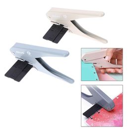 Organisation Creative Mushroom Hole Shape Punch For H Planner Disc Ring DIY Paper Cutter Ttype Puncher Craft Machine Offices Stationery