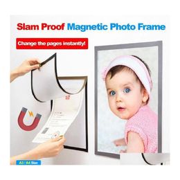 Frames Po Frame A4 A3 Magnetic Cadre Picture Baby Slam Proof Refrigerator Wall Decor Porta Retrato Marco Foto Ramka Na Zdjecieyl5 Dr Dh9Xb