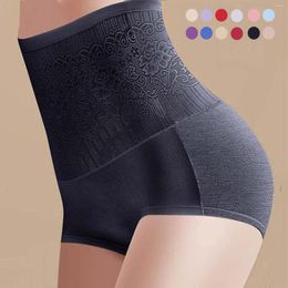 Women's Shapers Underwear Women Sexy Lingerie Solid Colour High-waisted Abdomen And Hips Body Shaping Briefs Ropa Interior Femenina