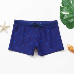 Children's Swimwear 9-14 year old teenage swimming relay high-quality beach boy summer swimsuit sports shorts P230602