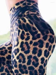 Women's Leggings Leopard Printed Leggins Yoga Pants Sexy Women Sports Gym Fitness High Waist Gothic Workout Trousers
