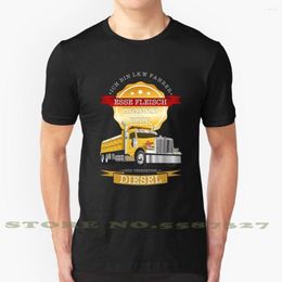 Men's T Shirts Truck Driver Summer Funny Shirt For Men Women Eat Meat Drink Beer Burn