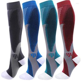 Sports Socks Est Compression Graduated Magic Soccer Football Stockings Outdoor Hiking Cycling