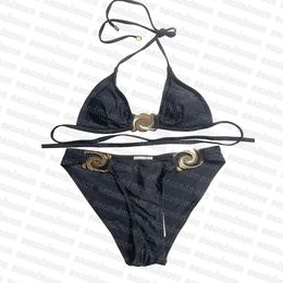 Women Sexy Swimwear Summer Beachwear Bikinis Set Two Piece Bathing Suit Designer Split Swimsuit