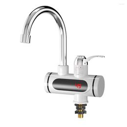 Kitchen Faucets Electric And Cold Water Heater Faucet Quick Heating Tap Conector For 3000W US Plug