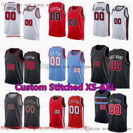 Custom Stitched XS-6XL Basketball Jersey 1Rose 33Pippen 91Rodman 8LaVine 11DeRozan 2Ball 9Vucevic 6Caruso 44Williams 0White 12Dosunmu