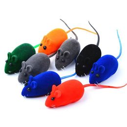 Cat Toys Creative Funny Realistic Fur Mouse Pet Mini Playing For Animal Squeaker Cats Kitten Dogs Interactive Toy Drop Deliv Deliver Dhjba