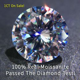Loose Diamonds Big Sale Real Moissanite Stone 1CT 65MM Color DE VVS1 3EX Cut Loose Diamond Stone Wholesale Moissanite For Ring 230505