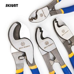 Tang SKIUNT 610 Inch Electrician Cutting Pliers Large Clamp Rubber Handle Cutting Cable Diagonal Pliers Wire Stripper Repair Tools