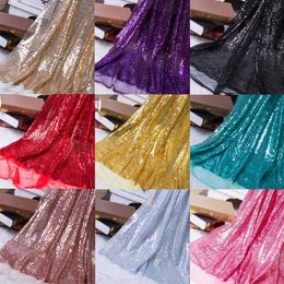 Fabric 130x50cm sequin fabric sparkly paillette pink gold silver glitter fabric for birthday party stage decoration diy material good P230506