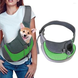 Dog Car Seat Covers Carriers For Small Dogs Puppy Carrier Sling Breathable Mesh Travel Pouch With Adjustable Strap