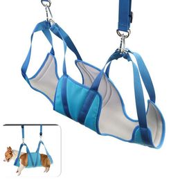 Grooming Pet Dog Grooming Hammock Helper Dog Restraint Bag for Small Medium Cats Dogs Nail Trimming Fur Care Bathing Bag Pet Accessories