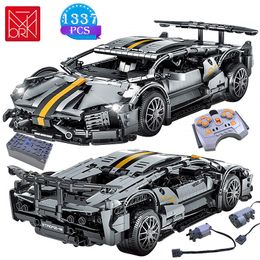 Blocks Technical MOC Famous Racing Car Series Building Model Bricks Children s Assembly Diy Toys Birthday Gifts for Boyfriend 230506